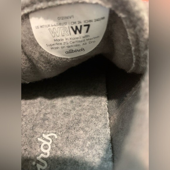 NWOB ALL BIRDS WOOL RUNNERS GRAY SIZE 7. NEW - Picture 7 of 10